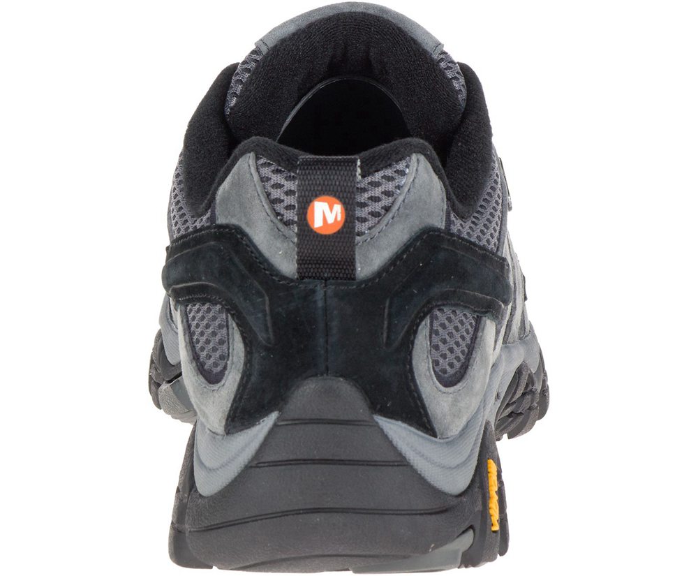 Merrell Hiking Shoes Grey - Moab 2 Waterproof - Mens 06DBOHLYT